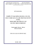 Tóm tắt Luận án Tiến sĩ Y học: Nghiên cứu đặc điểm lâm sàng, cận lâm sàng và hiệu quả của liệu pháp thay huyết tương trong điều trị viêm tụy cấp do tăng triglycerid máu