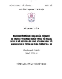 Tóm tắt Luận án tiến sĩ Y học: Nghiên cứu mối liên quan giữa nồng độ 25-hydroxyvitamin D huyết tương với kháng insulin và hiệu quả bổ sung vitamin D đối với kháng insulin trong đái tháo đường thai kỳ