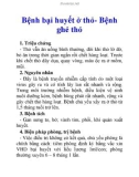 Bệnh bại huyết ở thỏ- Bệnh ghẻ thỏ