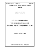 Luận án tiến sĩ Y học: Các yếu tố tiên lượng tân sinh nguyên bào nuôi sau thai trứng tại Bệnh viện Từ Dũ