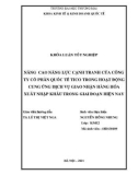 Khóa luận tốt nghiệp Kinh tế: Nâng cao năng lực cạnh tranh của Công ty Cổ phần quốc tế Tico trong hoạt động cung ứng dịch vụ giao nhận hàng hóa xuất nhập khẩu trong giai đoạn hiện nay