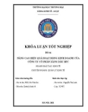 Khóa luận tốt nghiệp Kinh tế: Nâng cao hiệu quả hoạt động kinh doanh tại Công ty Cổ phần xăng dầu HFC