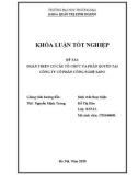 Khóa luận tốt nghiệp Quản trị kinh doanh: Hoàn thiện cơ cấu tổ chức và phân quyền tại Công ty Cổ phần Công nghệ Sapo