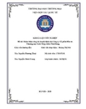 Khóa luận tốt nghiệp: Hoàn thiện công tác hoạch định của Công ty Cổ phần Đầu tư Thương mại Xuất Nhập khẩu Thái Hưng