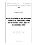 Luận án Tiến sĩ Y học: Nghiên cứu đặc điểm lâm sàng, mô bệnh học và đánh giá kết quả phẫu thuật điều trị ung thư biểu mô tế bào vảy, ung thư biểu mô tế bào đáy của da vùng đầu mặt cổ