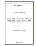 Luận án Tiến sĩ Y học: Nghiên cứu vạt nhánh xuyên động mạch mông trên kết hợp hút áp lực âm trong điều trị vết loét mạn tính cùng cụt