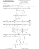 Đề kiểm tra học kì 1 môn Toán lớp 12 năm học 2020-2021 – Trường THPT Kiến Thụy