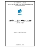 Khóa luận tốt nghiệp ngành Luật: Pháp luật Việt Nam về quảng cáo thương mại ngoài trời và thực tiễn áp dụng tại thành phố Hải Phòng