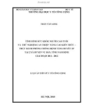 Luận án Tiến sĩ Y tế công cộng: Tình hình sức khỏe người cao tuổi và thử nghiệm can thiệp nâng cao kiến thức thực hành phòng chống bệnh tăng huyết áp tại 2 xã huyện Vụ Bản, tỉnh Nam Định giai đoạn 2011-2012