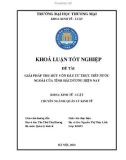 Khóa luận tốt nghiệp Kinh tế: Giải pháp thu hút vốn đầu tư trực tiếp nước ngoài tại tỉnh Hải Dương hiện nay