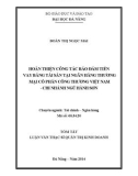 Tóm tắt luận văn thạc sĩ Quản trị kinh doanh: Hoàn thiện công tác bảo đảm tiền vay bằng tài sản tại ngân hàng TMCP Công thương Việt Nam - chi nhánh Ngũ Hành Sơn