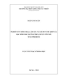 Tóm tắt luận văn Thạc sĩ Khoa học: Nghiên cứu một số đặc điểm hình thái, chỉ số cảm xúc và chỉ số vượt khó của học sinh trung học cơ sở ở 2 xã huyện Yên Mô, tỉnh Ninh Bình