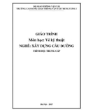 Giáo trình Vẽ kỹ thuật (Nghề Xây dựng cầu đường – Trình độ trung cấp) – Trường CĐ GTVT Trung ương I