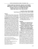 Đánh giá kết quả theo dõi, chăm sóc người bệnh nhồi máu cơ tim được can thiệp động mạch vành tại khoa Cấp cứu & Can thiệp tim mạch Bệnh viện Trung ương Thái Nguyên