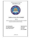 Khóa luận tốt nghiệp Kinh tế: Nâng cao năng lực cạnh tranh của Công ty Cổ phần Nam Dược trên thị trường nội địa