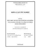 Khóa luận tốt nghiệp Kinh tế: Phát triển thương mại sản phẩm gạch không nung xi măng cốt liệu của Công ty Cổ phần khang Minh Group trên thị trường nội địa