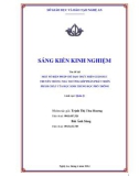 Sáng kiến kinh nghiệm THPT: Một số biện pháp chỉ đạo thực hiện giáo dục truyền thống nhà trường góp phần phát triển phẩm chất của học sinh trung học phổ thông