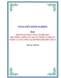 Sáng kiến kinh nghiệm THPT: Một số giải pháp nâng cao hiệu quả việc phòng, chống tác hại của thuốc lá điện tử, thuốc lá nung nóng tại trường THPT Diễn Châu 5