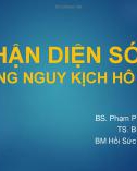 Bài giảng Nhận diện sớm hội chứng nguy kịch hô hấp cấp - BS. Phạm Phan Phương Phương, TS. BS. Lê Hữu Thiện Biên