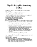 Người thầy giáo ở trường THCS