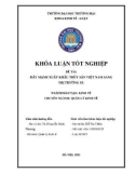 Khóa luận tốt nghiệp Kinh tế: Đẩy mạnh xuất khẩu thủy sản Việt Nam sang thị trường EU