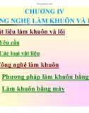 Công nghệ làm khuôn và lõi