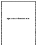 Bệnh tim bẩm sinh tím