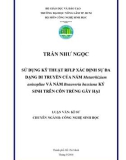 SỬ DỤNG KỸ THUẬT RFLP XÁC ĐỊNH SỰ ĐA DẠNG DI TRUYỀN CỦA NẤM Metarrhizium anisopliae VÀ NẤM Beauveria bassiana KÝ SINH TRÊN CÔN TRÙNG GÂY HẠI