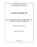 Luận văn Thạc sĩ Kinh tế: Đẩy mạnh thu hút vốn đầu tư trực tiếp nước ngoài của Hàn Quốc vào Bắc Ninh