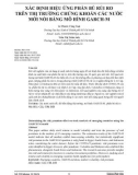 Xác định hiệu ứng phần bù rủi ro trên thị trường chứng khoán các nước mới nổi bằng mô hình GARCH-M