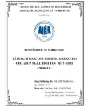 Tiểu luận Digital marketing: Kế hoạch MarCom – Digital Marketing cho AEON MALL Bình Tân - quý 04/2021