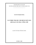 Luận văn Thạc sĩ Tâm lý học: Can thiệp, trị liệu cho bệnh nhân mắc rối loạn ám ảnh - Cưỡng chế