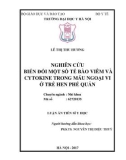 Luận án Tiến sĩ Y học: Nghiên cứu biến đổi một số tế bào viêm và cytokine trong máu ngoại vi ở trẻ hen phế quản