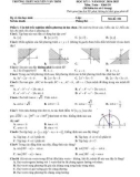 Đề thi giữa học kì 1 môn Toán lớp 10 năm 2024-2025 có đáp án - Trường THPT Nguyễn Văn Trỗi, Khánh Hòa