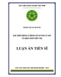 Luận án tiến sĩ: Đặc điểm bệnh lý bệnh còi xương ở chó và biện pháp điều trị