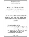 Tiểu luận tình huống Chương trình bồi dưỡng kiến thức quản lý nhà nước ngạch chuyên viên: Xử lý tình huống giải quyết khiếu nại liên quan đến tranh chấp đất đai trên địa bàn quận A, thành phố Đà Nẵng