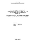 Tiểu luận Tình huống quản lý nhà nước lớp bồi dưỡng kiến thức quản lý nhà nước chương trình chuyên viên chính tại Hà Nội: Khoán biên chế và kinh phí quản lý hành chính đối với đơn vị sự nghiệp công lập - Thực trạng và giải pháp