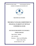 Economic doctoral thesis: The impact of bank competition to financial stability of Vietnam commercial bank