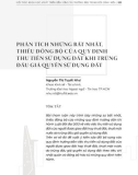 Phân tích những bất nhất, thiếu đồng bộ của quy định thu tiền sử dụng đất khi trúng đấu giá quyền sử dụng đất