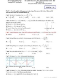 Đề thi giữa học kì 1 môn Toán lớp 12 năm 2024-2025 có đáp án - Trường THPT Ngô Quyền, Đồng Nai