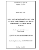 Luận văn Thạc sĩ Quản trị kinh doanh: Hoàn thiện hệ thống kênh phân phối sản phẩm thép xây dựng tại Công ty cổ phần Thép Thái Bình Dương Đà Nẵng