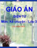 Giáo án điện tử môn Tiếng Việt lớp 3 - Tuần 33: Kể chuyện Cóc kiện Trời