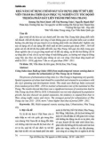 Khả năng sử dụng chỉ số đất xây dựng (IBI) từ dữ liệu viễn thám đa thời gian phục vụ nghiên cứu tốc độ đô thị hóa phần đất liền thành phố Nha Trang