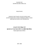 Luận văn Thạc sĩ Quản lý tài nguyên và môi trường: Đánh giá thực trạng cấp Giấy chứng nhận quyền sử dụng đất lần đầu cho hộ gia đình, cá nhân trên địa bàn huyện Lắk, tỉnh Đắk Lăk