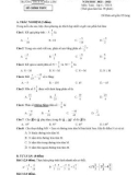 Đề thi học kì 2 môn Toán lớp 6 năm 2022-2023 có đáp án - Trường THCS Nghĩa Lâm