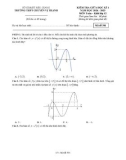 Đề thi giữa học kì 1 môn Toán lớp 12 năm 2024-2025 có đáp án - Trường THPT Chuyên Vị Thanh, Hậu Giang
