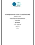 Master Thesis in Economics: Understanding the economic impact terrorism has on the destination