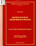 Luận văn Thạc sĩ Kinh doanh và quản lý:  Hoàn thiện cơ cấu tổ chức của Ngân hàng thương mại cổ phần Hàng Hải