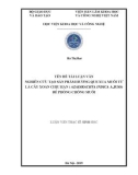 Luận văn Thạc sĩ Sinh học: Nghiên cứu tạo sản phẩm hương que xua muỗi từ lá cây xoan chịu hạn (Azadirachta indica A.Juss) để phòng chống muỗi