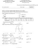 Đề thi KSCL đầu năm môn Toán lớp 12 năm 2024-2025 - Trường THPT Lê Văn Thịnh, Bắc Ninh